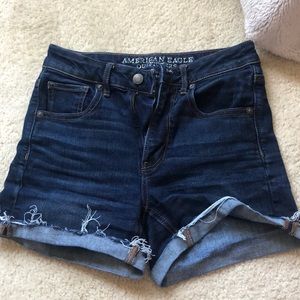 high waisted AE shorts